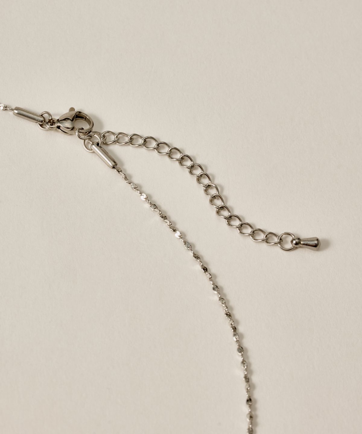노비스도쿄(NOVICE TOKYO) 스크류 체인 목걸이 Screw Chain Necklace［Stainless］/ Silver