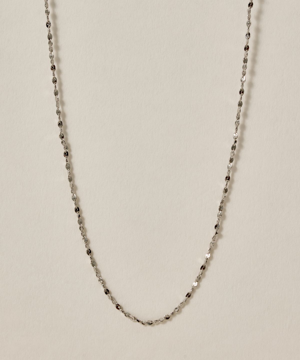 노비스도쿄(NOVICE TOKYO) 스크류 체인 목걸이 Screw Chain Necklace［Stainless］/ Silver