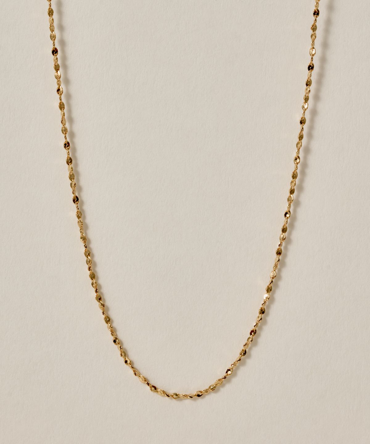노비스도쿄(NOVICE TOKYO) 스크류 체인 목걸이 Screw Chain Necklace［Stainless］/ Gold