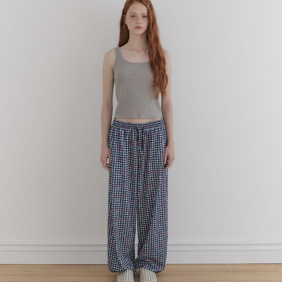 뮤즈무드(MUSEMOOD) Lucky Berry 2-Way Jogger Wide Pants (조거팬츠)