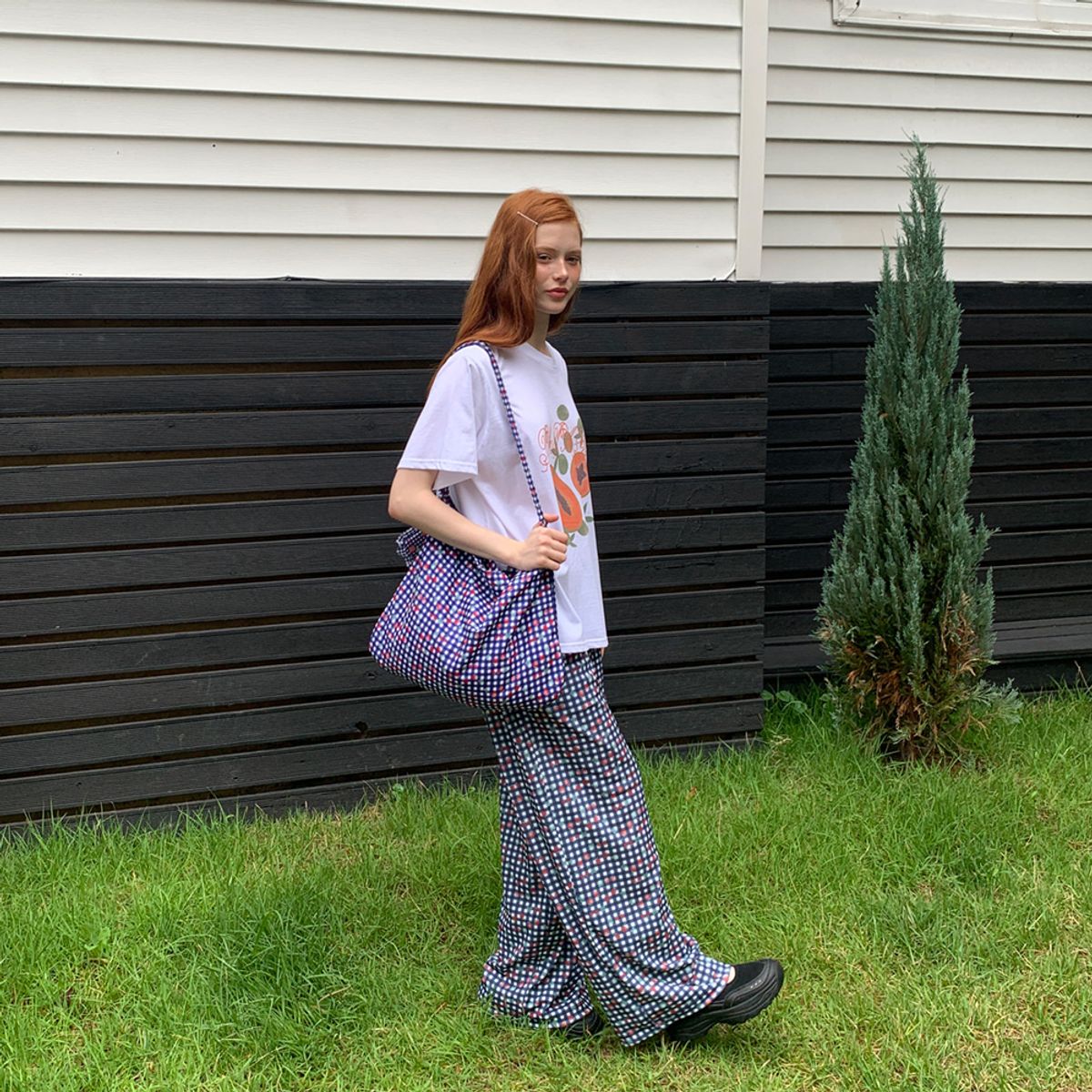 뮤즈무드(MUSEMOOD) Lucky Berry 2-Way Jogger Wide Pants (조거팬츠)