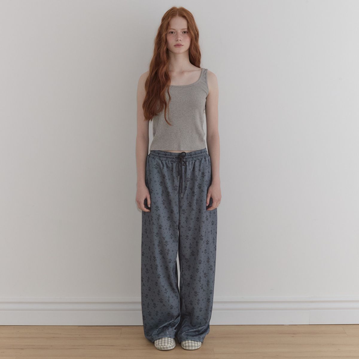 뮤즈무드(MUSEMOOD) Crochet 2-Way Jogger Wide Pants (조거팬츠)