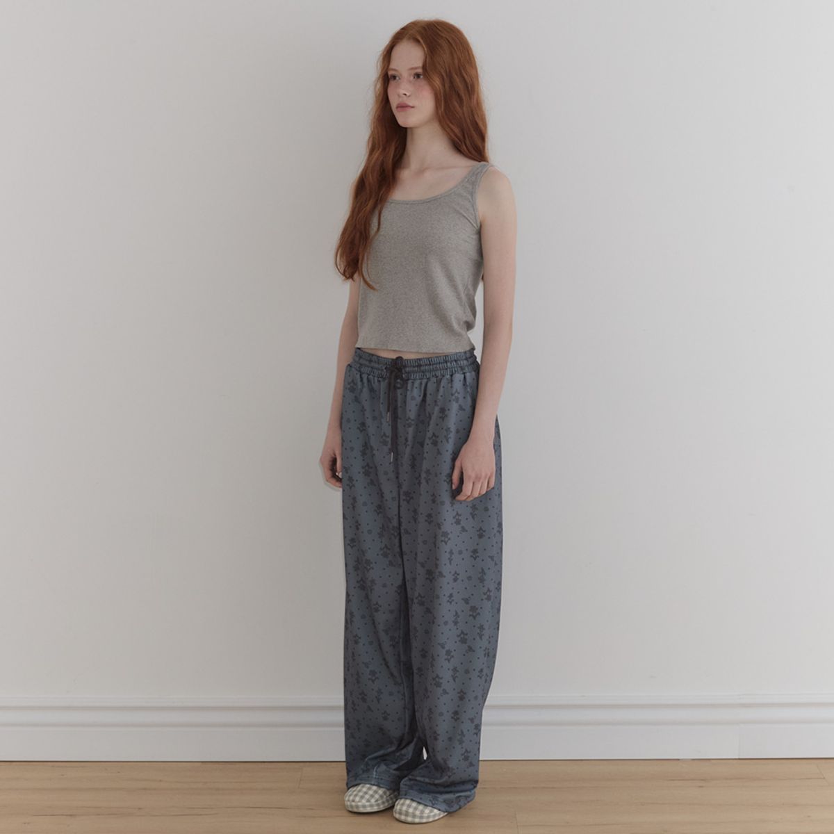 뮤즈무드(MUSEMOOD) Crochet 2-Way Jogger Wide Pants (조거팬츠)