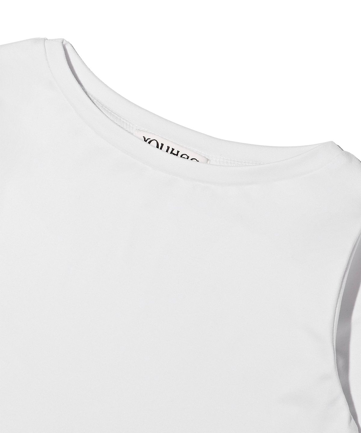 유희(YOUHEE) BASIC BOAT NECK LONG SLEEVE WHITE