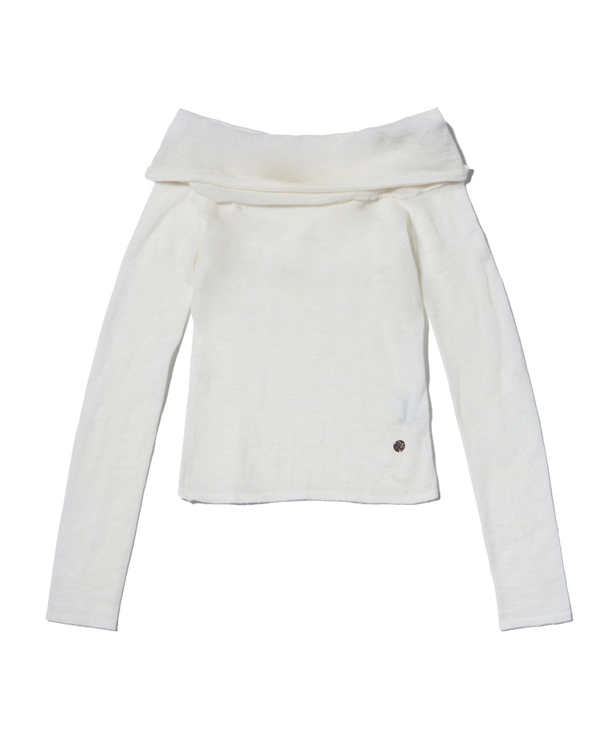 유희(YOUHEE) BASIC OFF SHOULDER KNIT IVORY