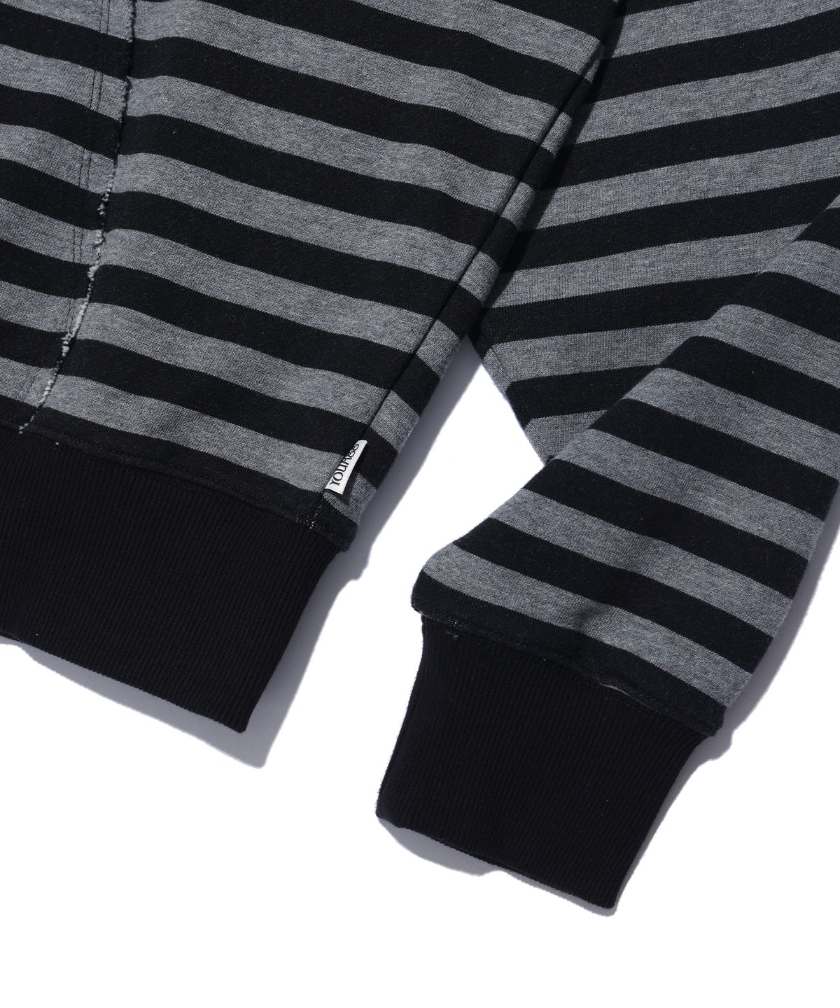 유희(YOUHEE) I LOVE APPLIQUE HOOD ZIP-UP CHARCOAL