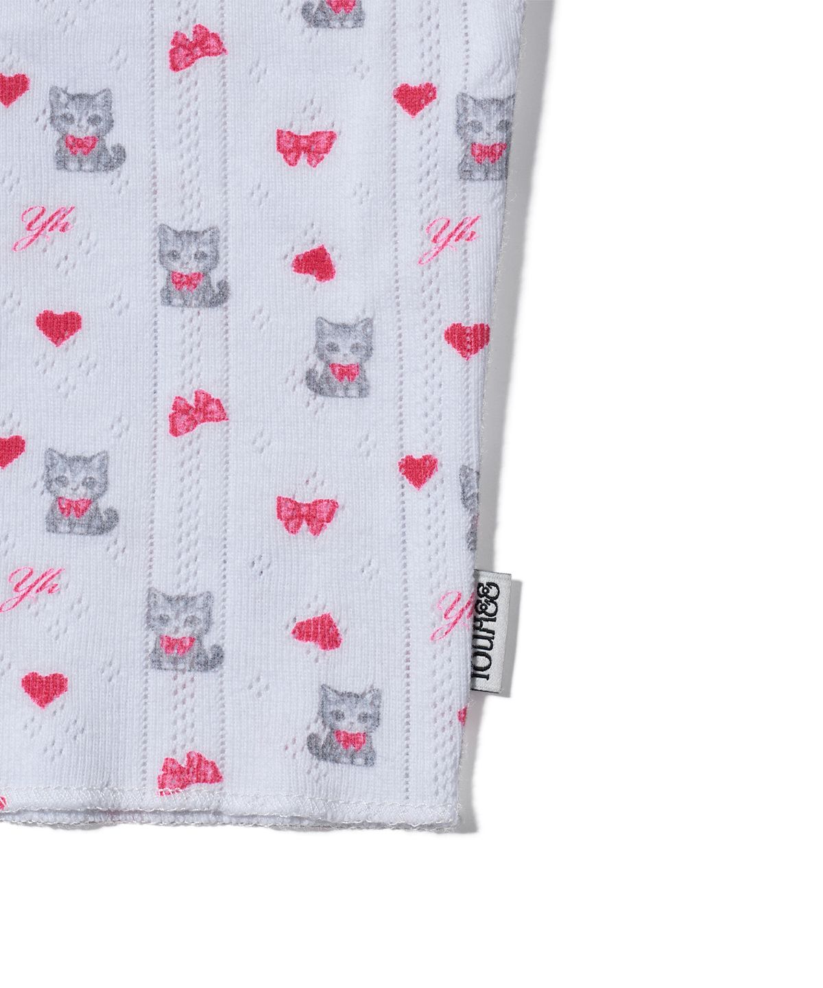 유희(YOUHEE) PETITE PATTERN SLEEVELESS WHITE