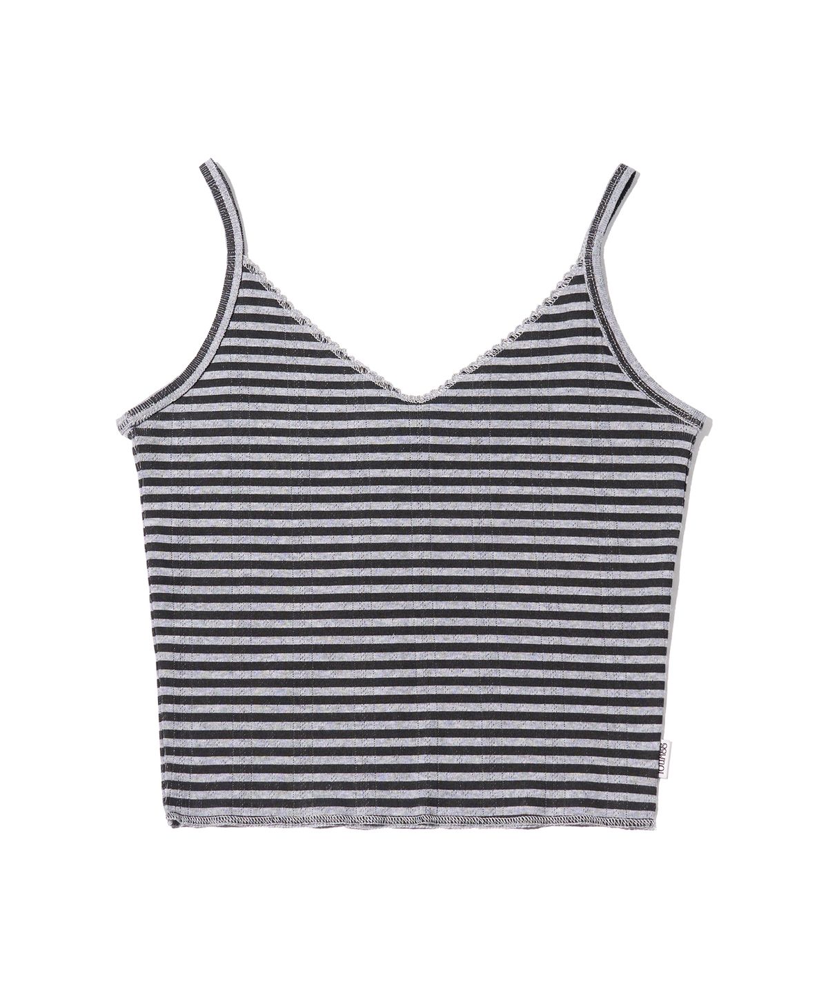 유희(YOUHEE) PETITE PATTERN SLEEVELESS MELANGE GREY