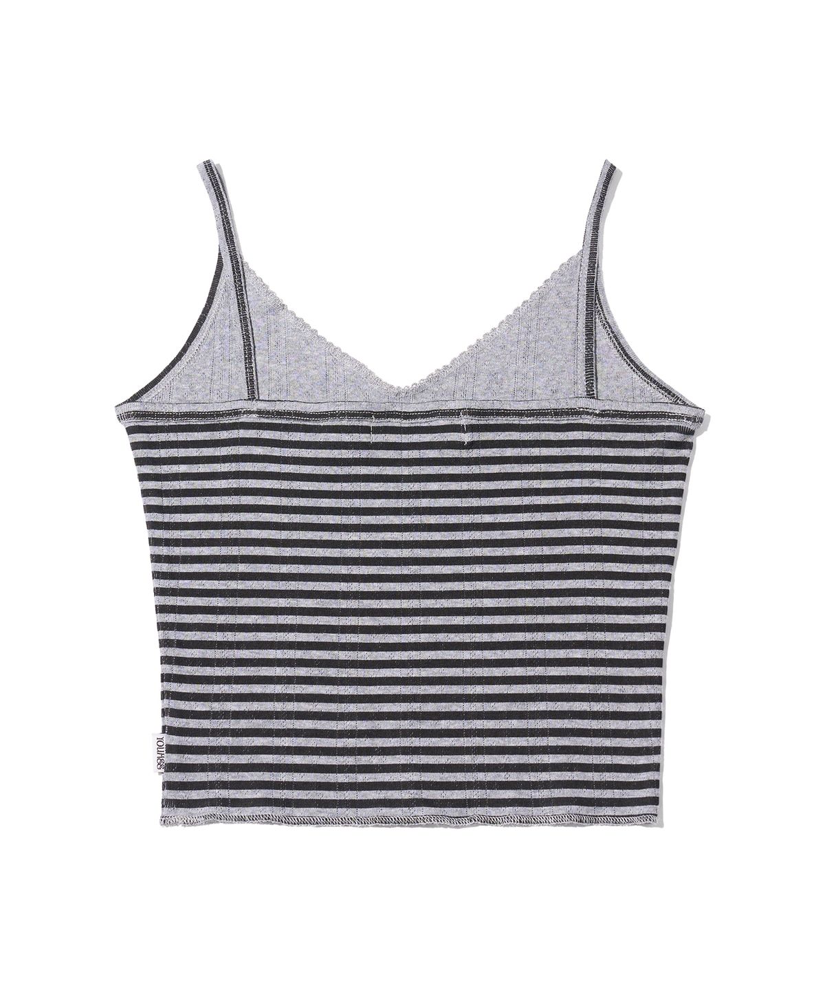 유희(YOUHEE) PETITE PATTERN SLEEVELESS MELANGE GREY