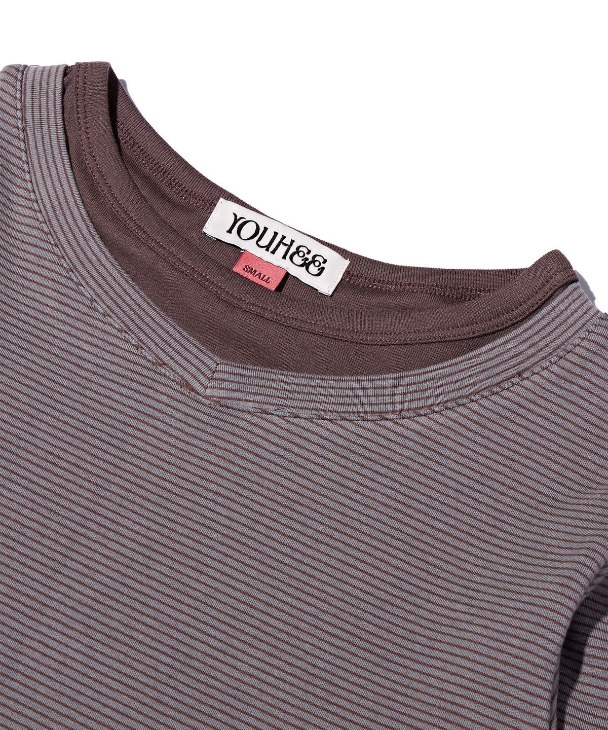 유희(YOUHEE) LAYERED LONG SLEEVE BROWN