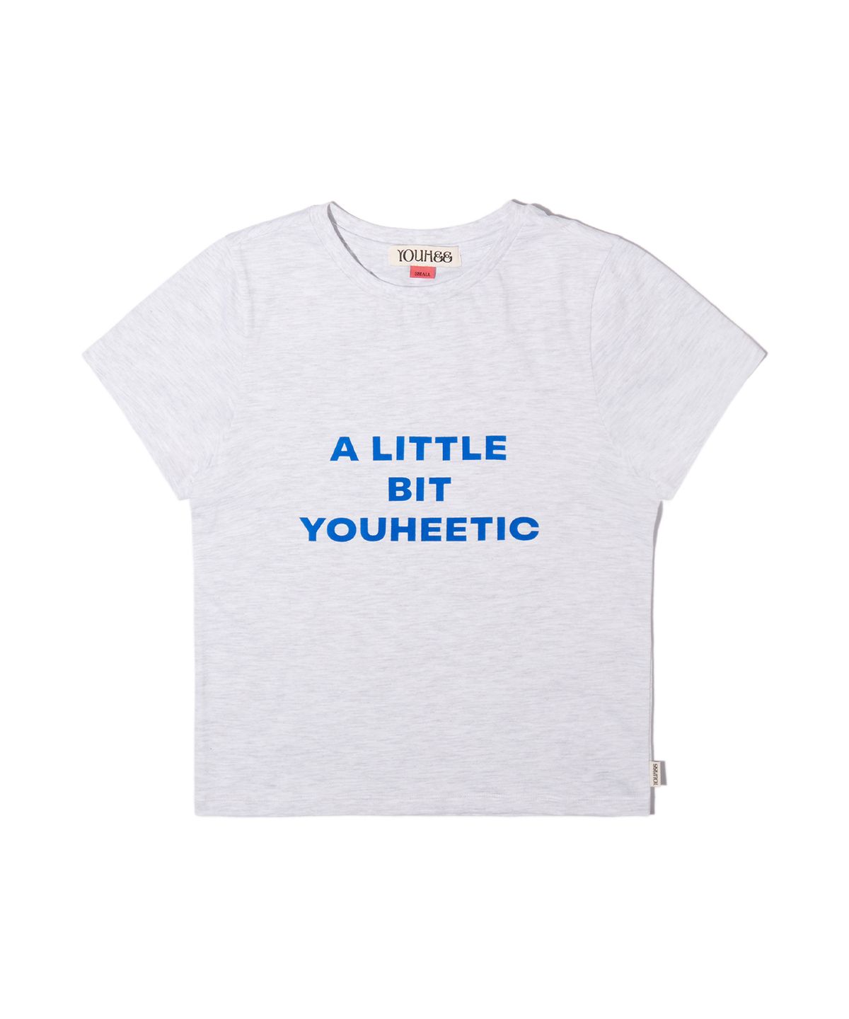 유희(YOUHEE) YOUHEETIC HALF TEE LIGHT GREY