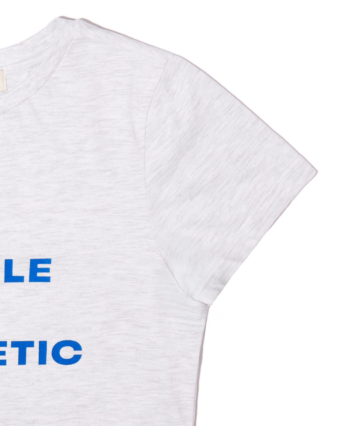 유희(YOUHEE) YOUHEETIC HALF TEE LIGHT GREY