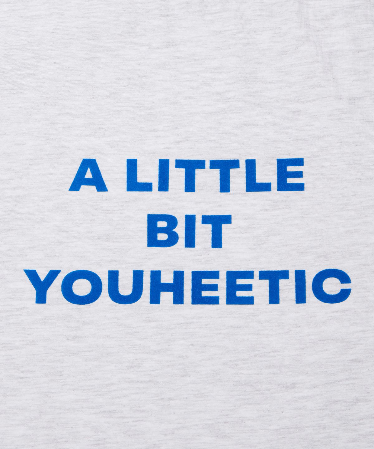 유희(YOUHEE) YOUHEETIC HALF TEE LIGHT GREY