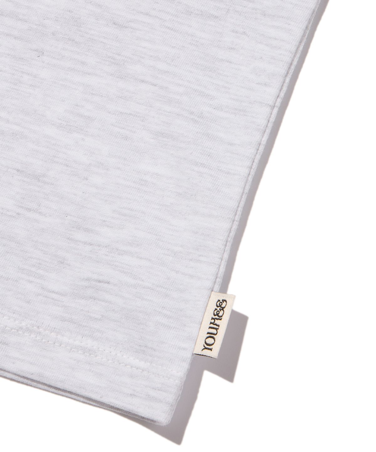 유희(YOUHEE) YOUHEETIC HALF TEE LIGHT GREY