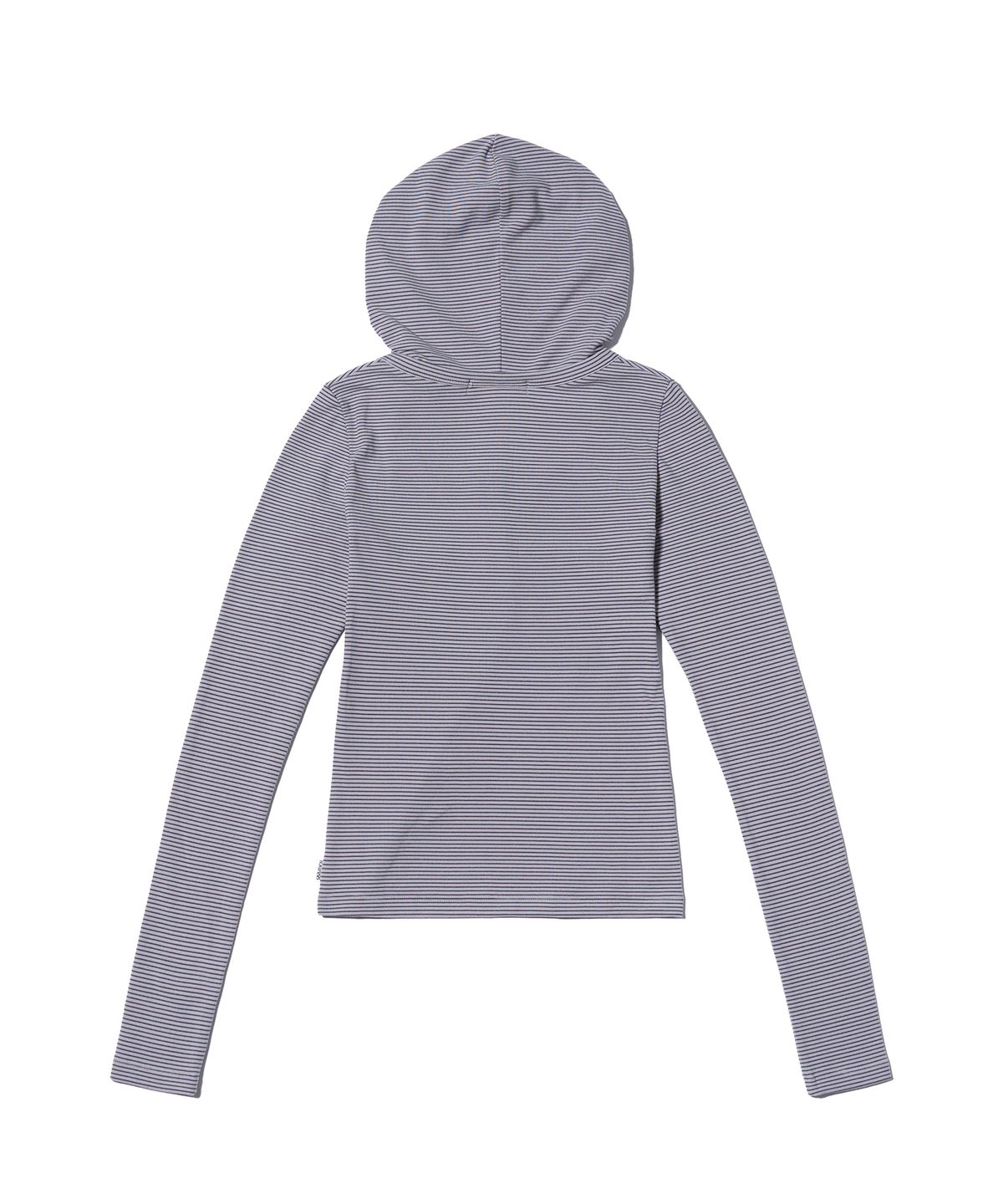 유희(YOUHEE) STUD DETAILED HOODIE LONG SLEEVE GREY