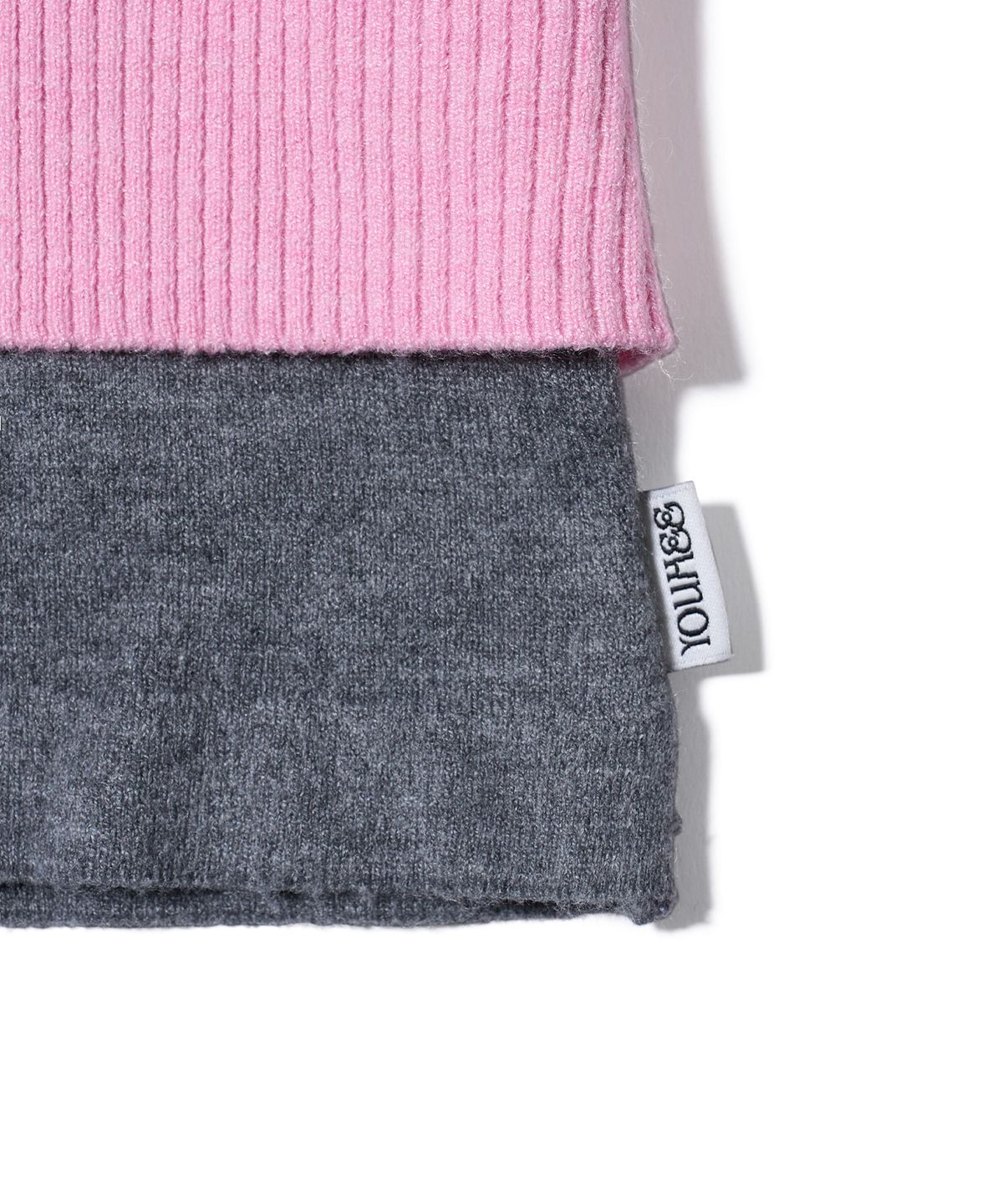 유희(YOUHEE) LAYERED CARDIGAN PINK