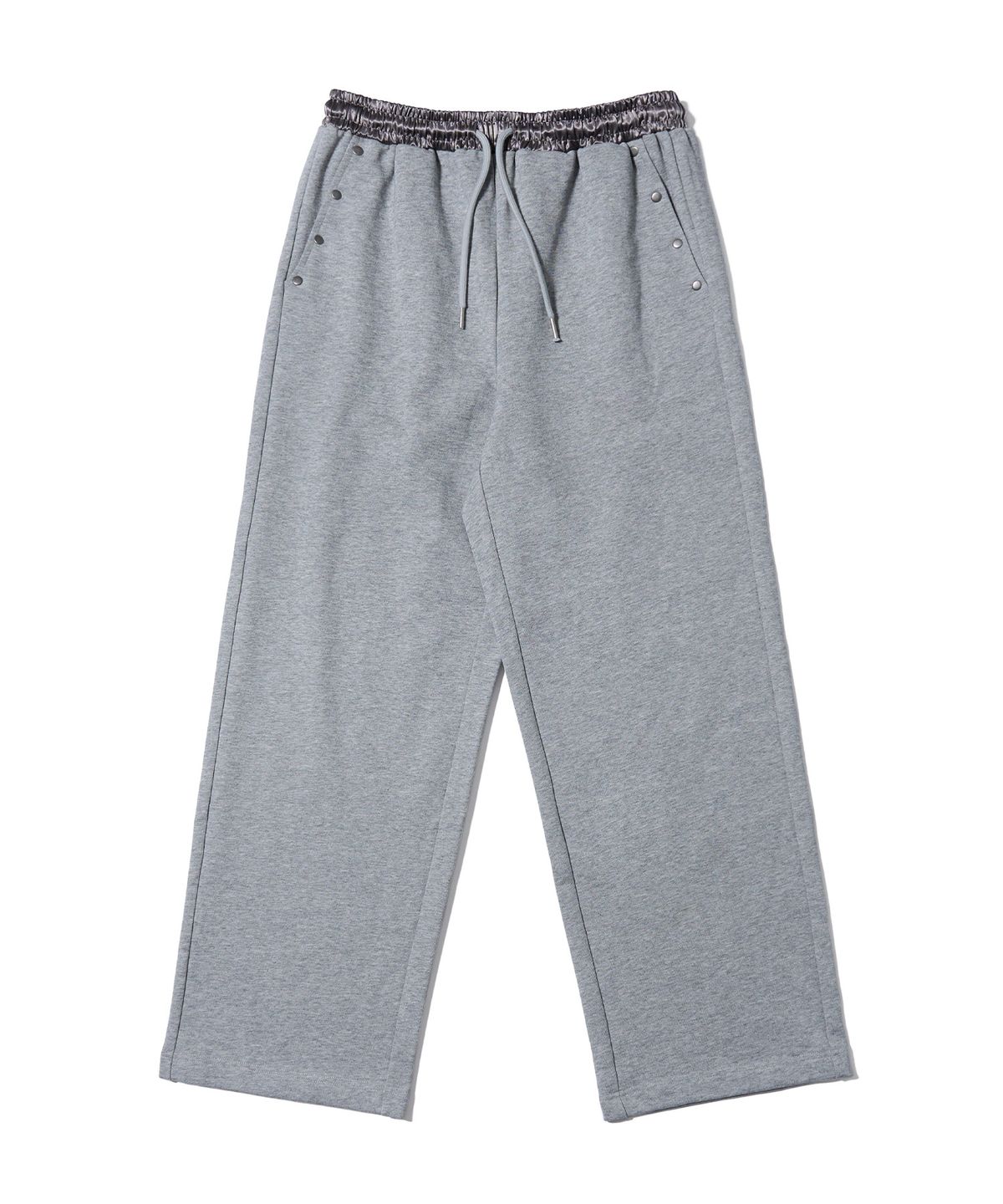 유희(YOUHEE) YOUHEETIC HOTFIX SWEATPANTS MELANGE GREY