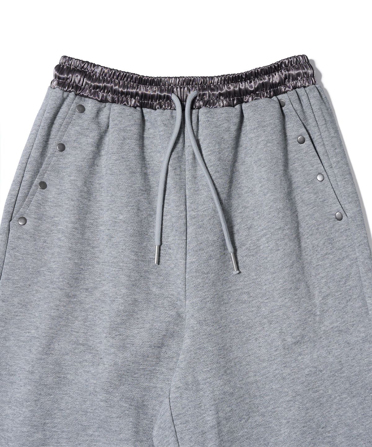 유희(YOUHEE) YOUHEETIC HOTFIX SWEATPANTS MELANGE GREY