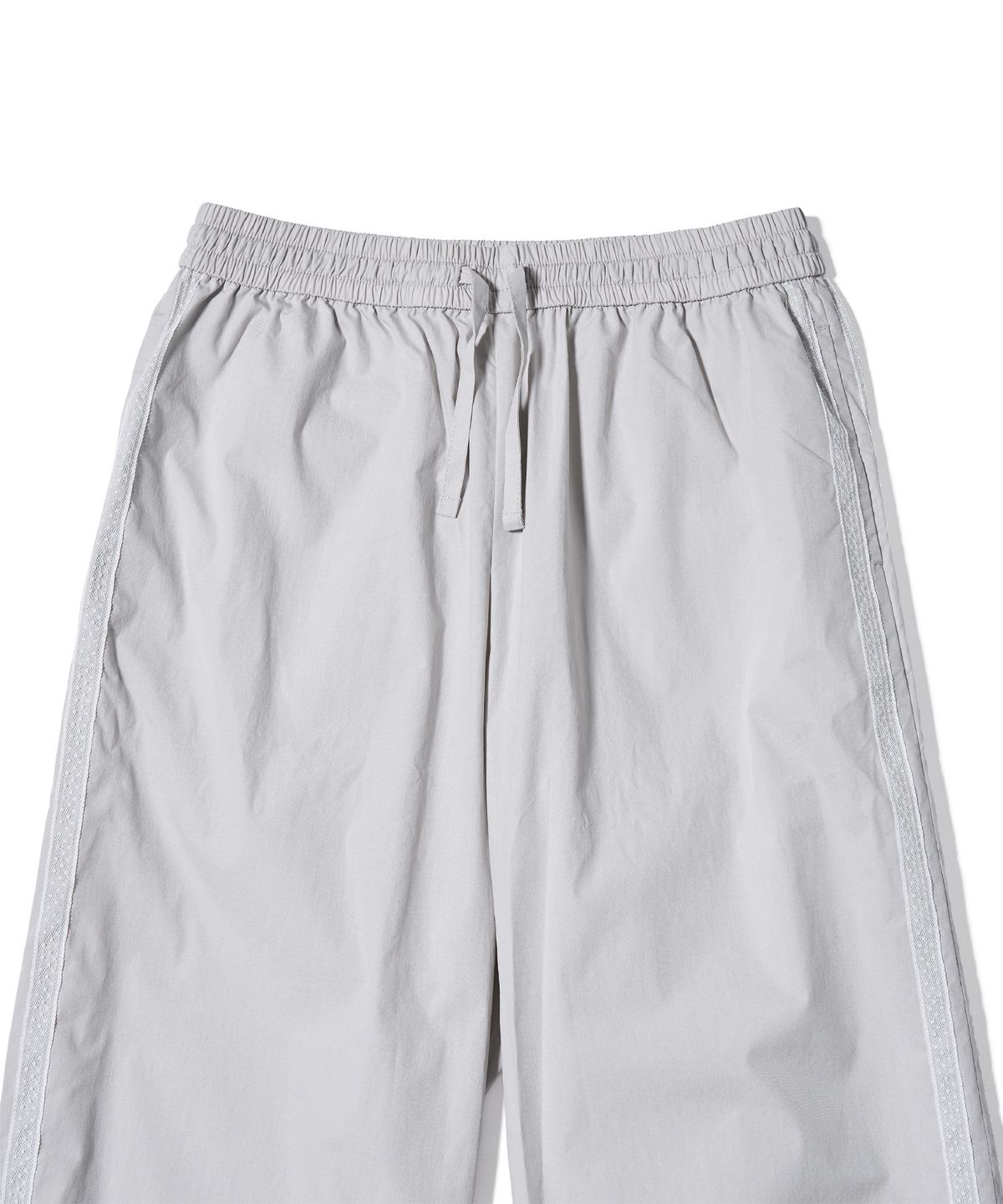 유희(YOUHEE) RUFFLE DETAILED BANDING PANTS GREY