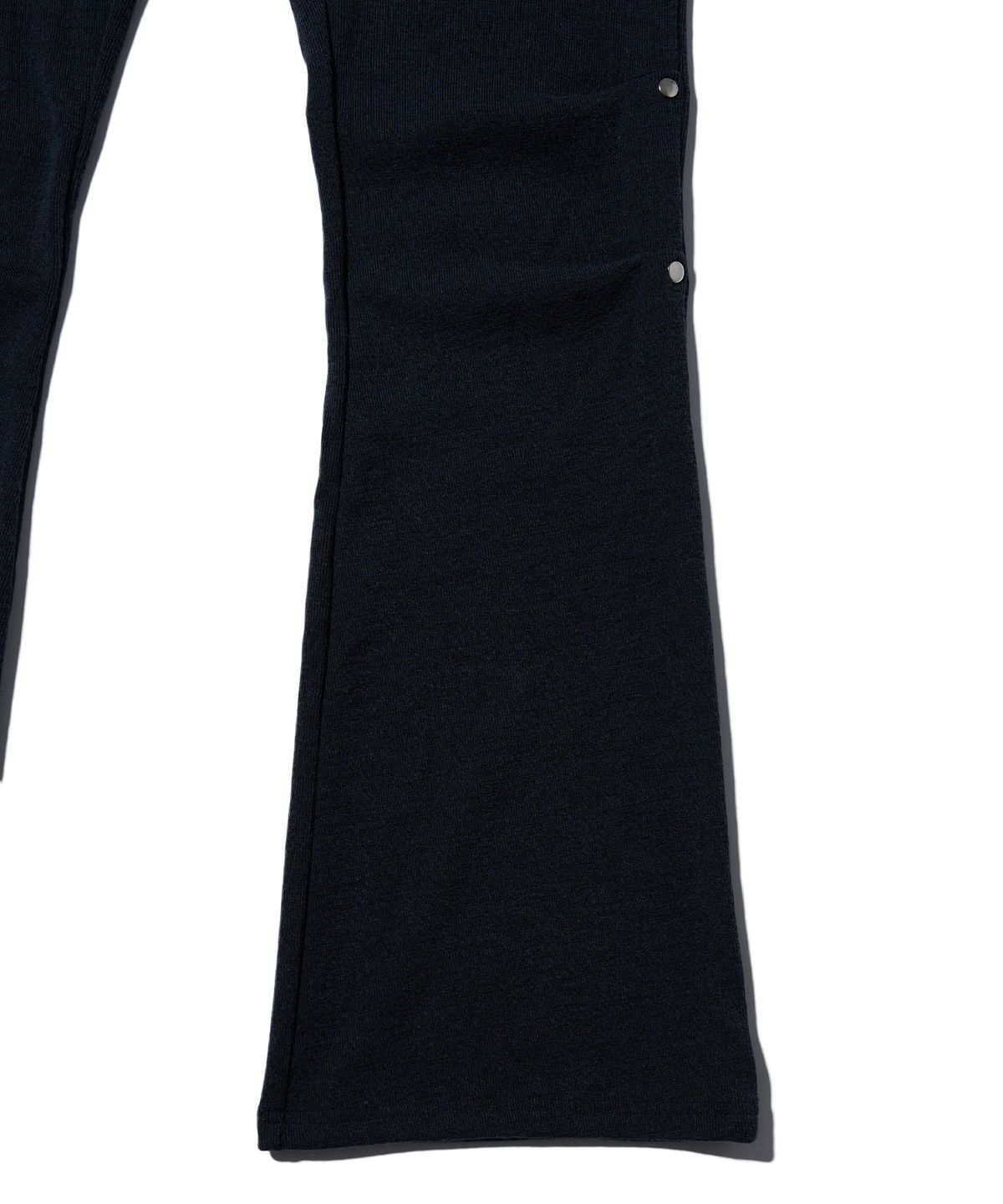 유희(YOUHEE) FLARE LAYERED SKIRT PANTS CHARCOAL