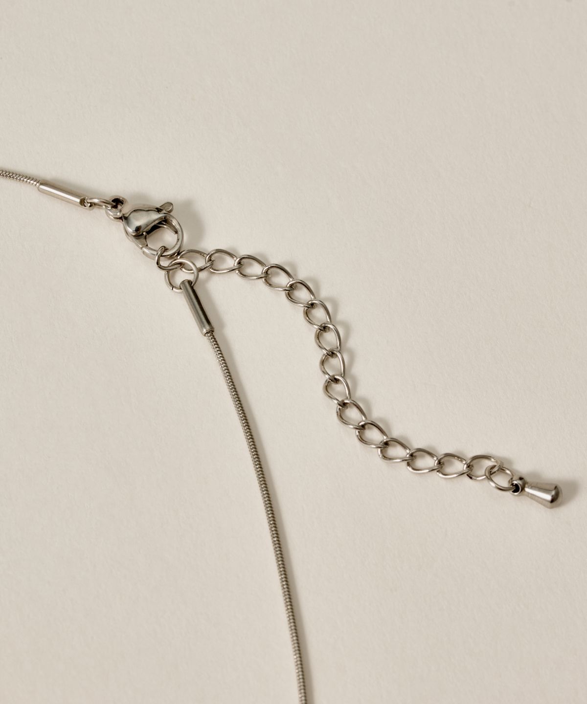 노비스도쿄(NOVICE TOKYO) 라운드 체인 목걸이 2종 세트 Round Chain Necklace 2 set［Stainless］/ Silver