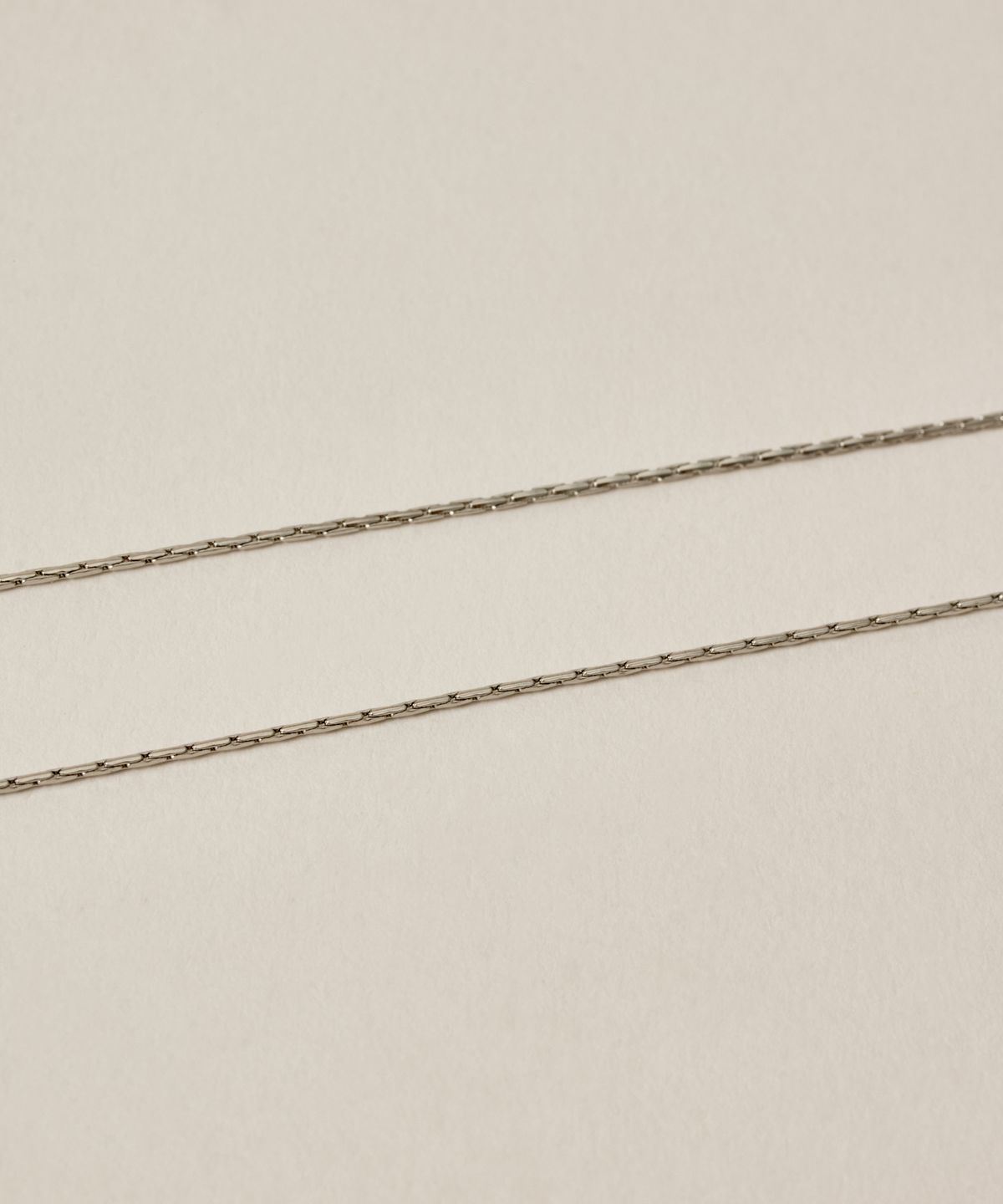 노비스도쿄(NOVICE TOKYO) 오버랩 체인 목걸이 2세트 Overlap Chain Necklace 2 set［Stainless］/ Silver