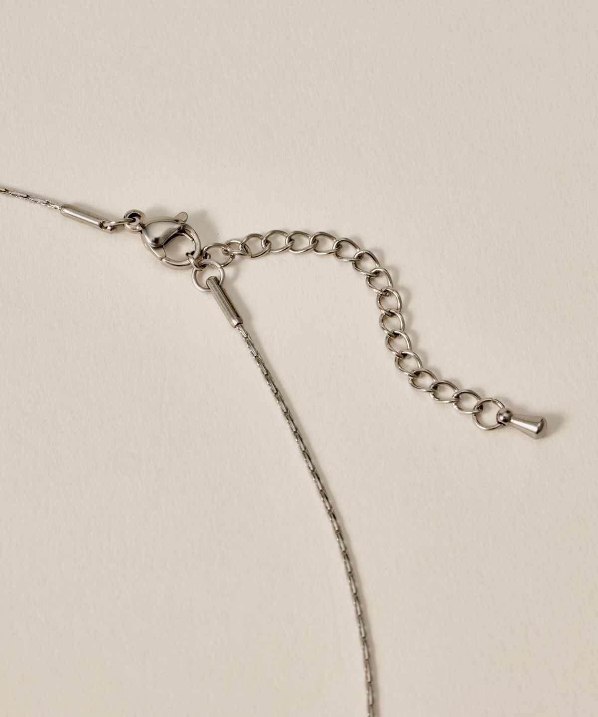 노비스도쿄(NOVICE TOKYO) 오버랩 체인 목걸이 2세트 Overlap Chain Necklace 2 set［Stainless］/ Silver