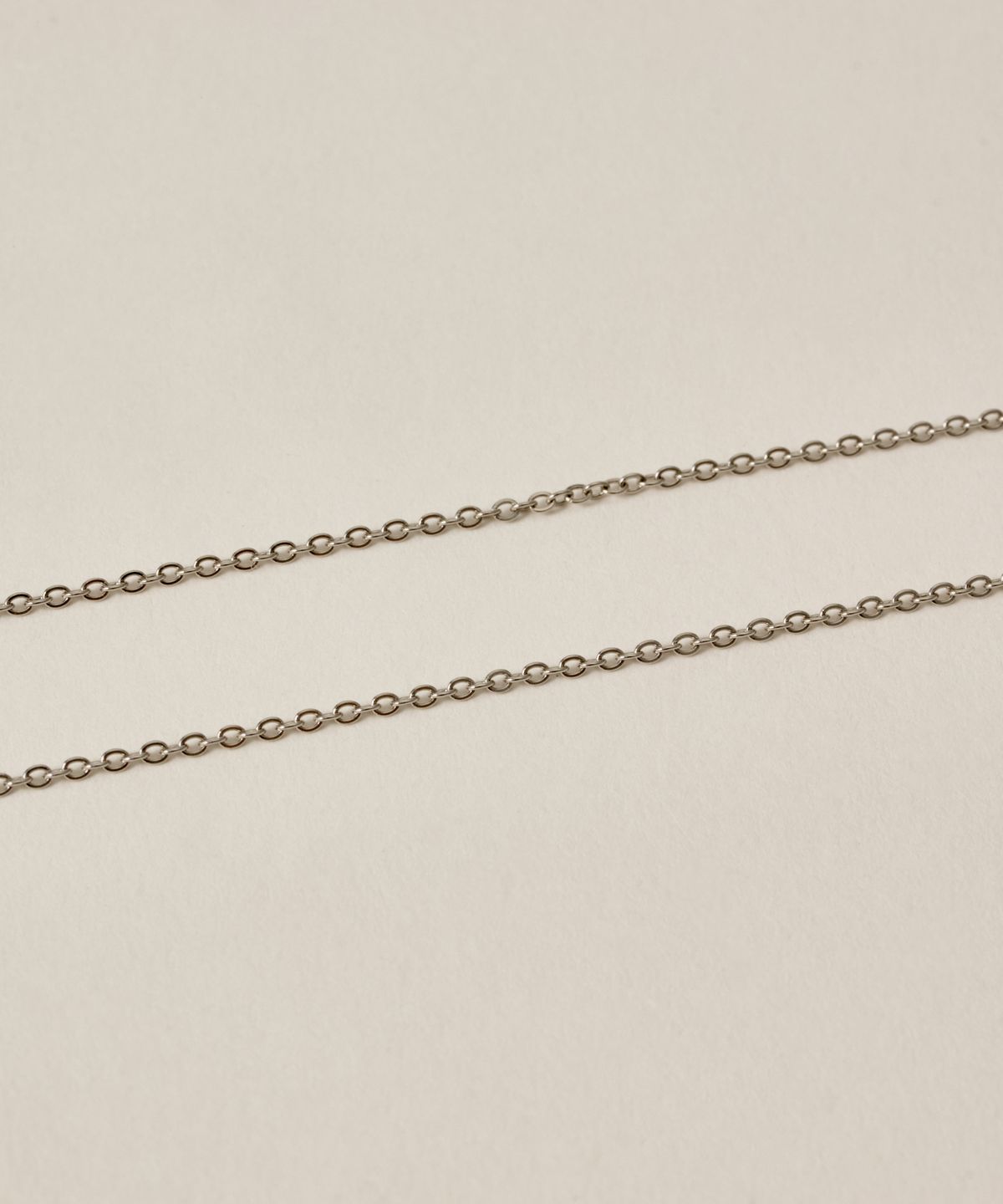 노비스도쿄(NOVICE TOKYO) 오닉스 펜던트 목걸이 Onyx Pendant Necklace［Stainless］/ Silver