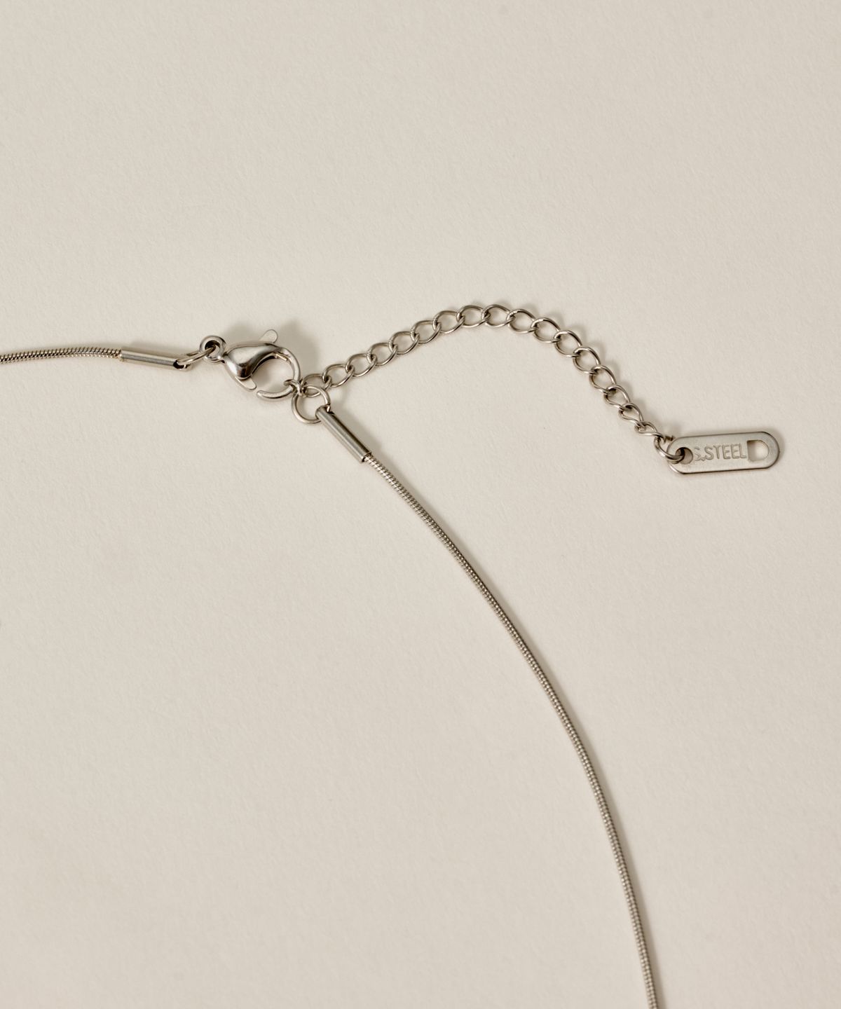 노비스도쿄(NOVICE TOKYO) 슬림 라운드 체인 목걸이 Thin Round Chain Necklace［Stainless］/ Silver
