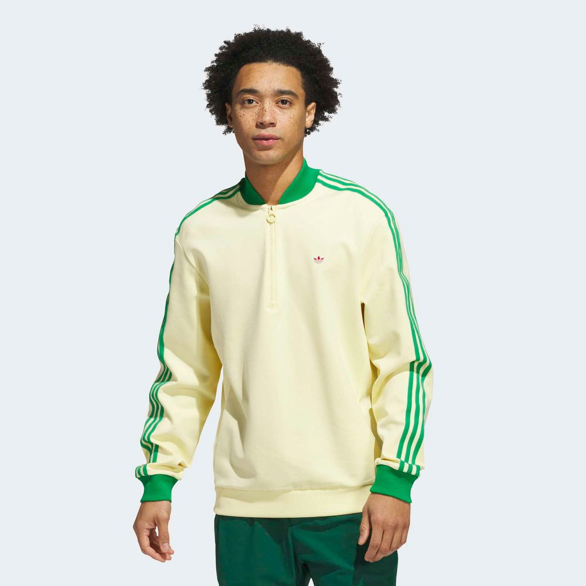 아디다스 골프(ADIDAS GOLF) 오리지널스 3S 쿼터집 스웨트셔츠 JP2059