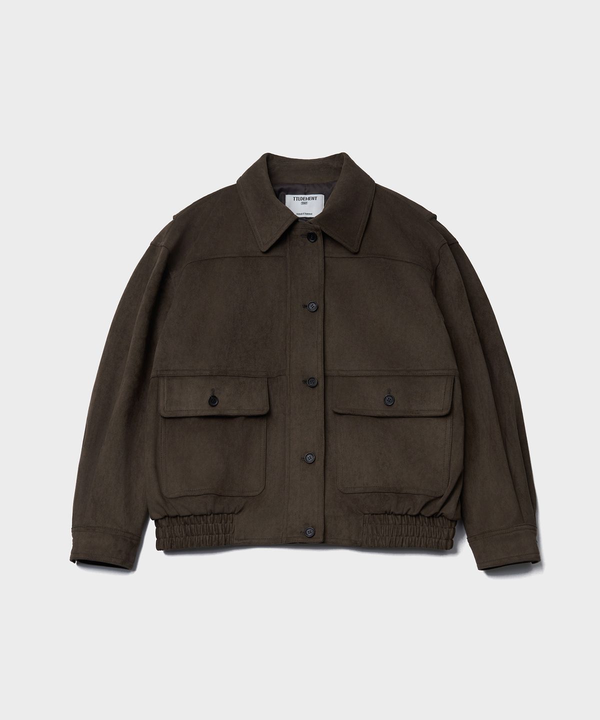 튜드먼트(TTUDEMENT) [3COLORS] BOMBER LEATHER JACKET