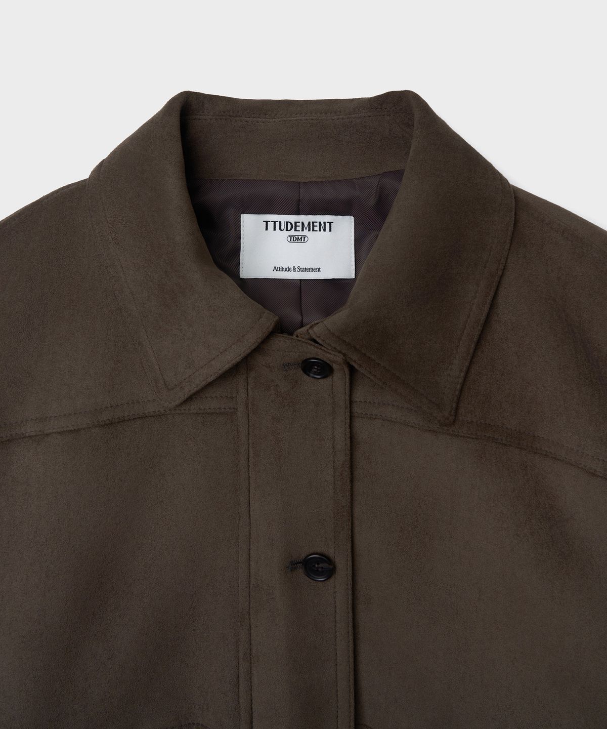 튜드먼트(TTUDEMENT) [3COLORS] BOMBER LEATHER JACKET