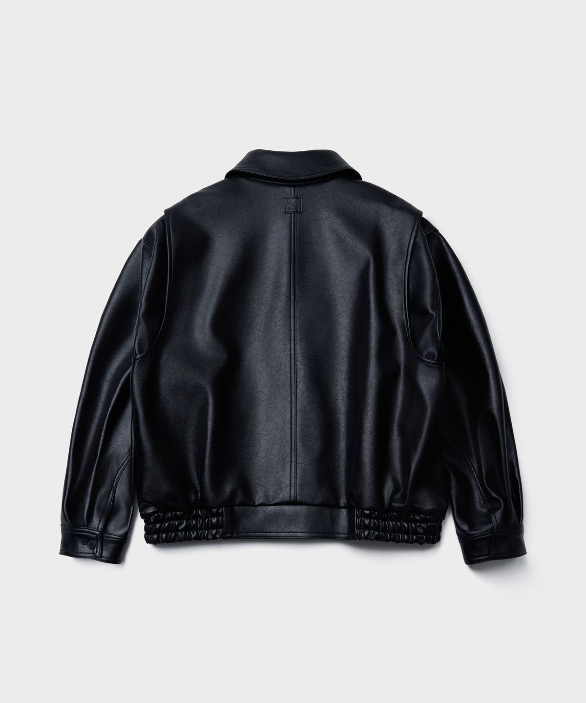 튜드먼트(TTUDEMENT) [3COLORS] BOMBER LEATHER JACKET