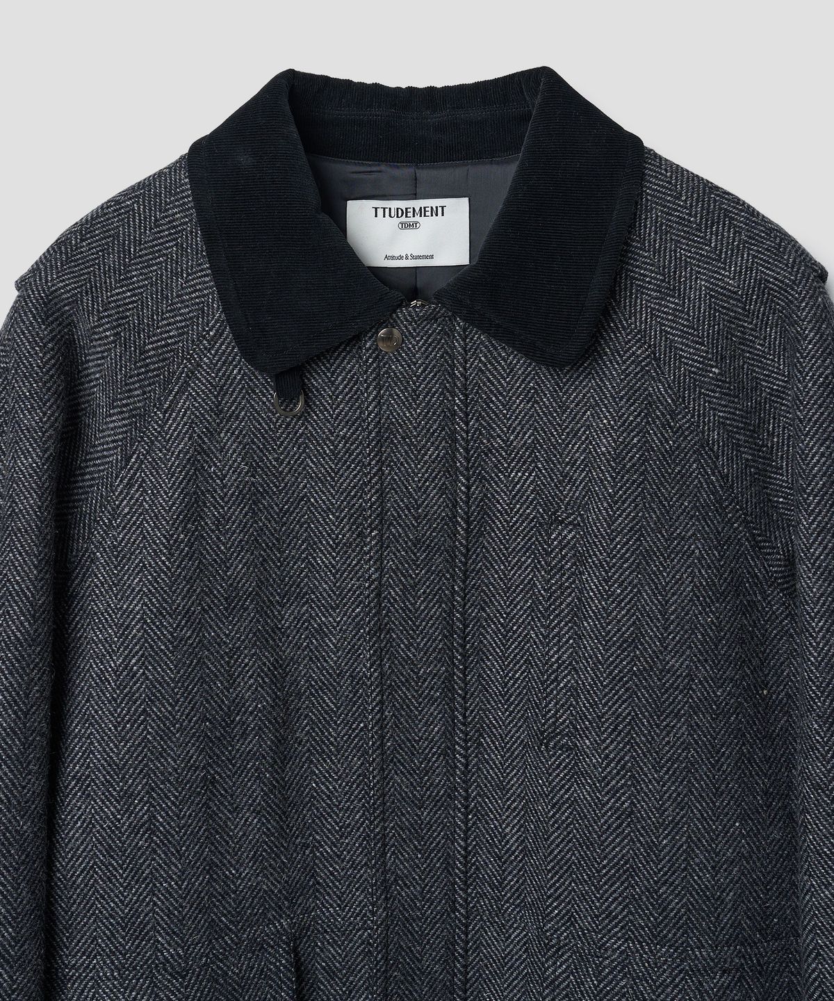 튜드먼트(TTUDEMENT) 80s BRITISH HUNTING JACKET CHARCOAL