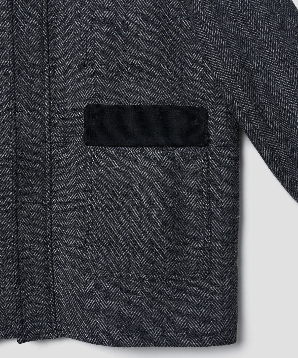 튜드먼트(TTUDEMENT) 80s BRITISH HUNTING JACKET CHARCOAL