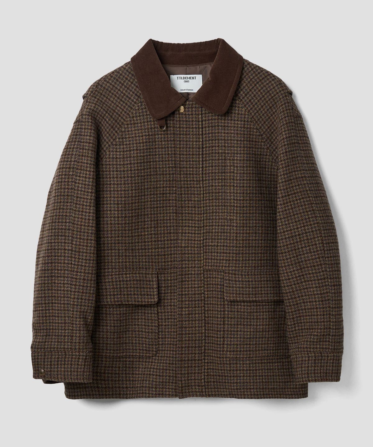 튜드먼트(TTUDEMENT) 80s BRITISH HUNTING JACKET BROWN