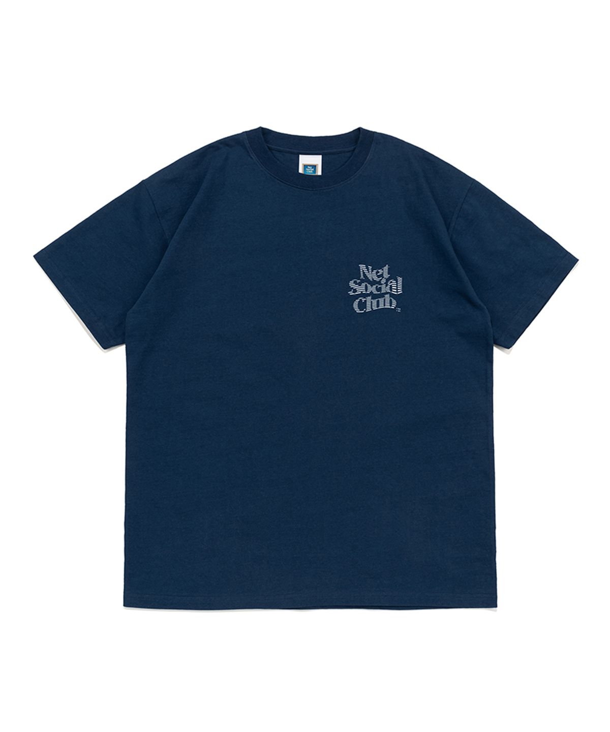 넷소셜클럽(NET SOCIAL CLUB) 일루젼 반팔티 (다크블루)