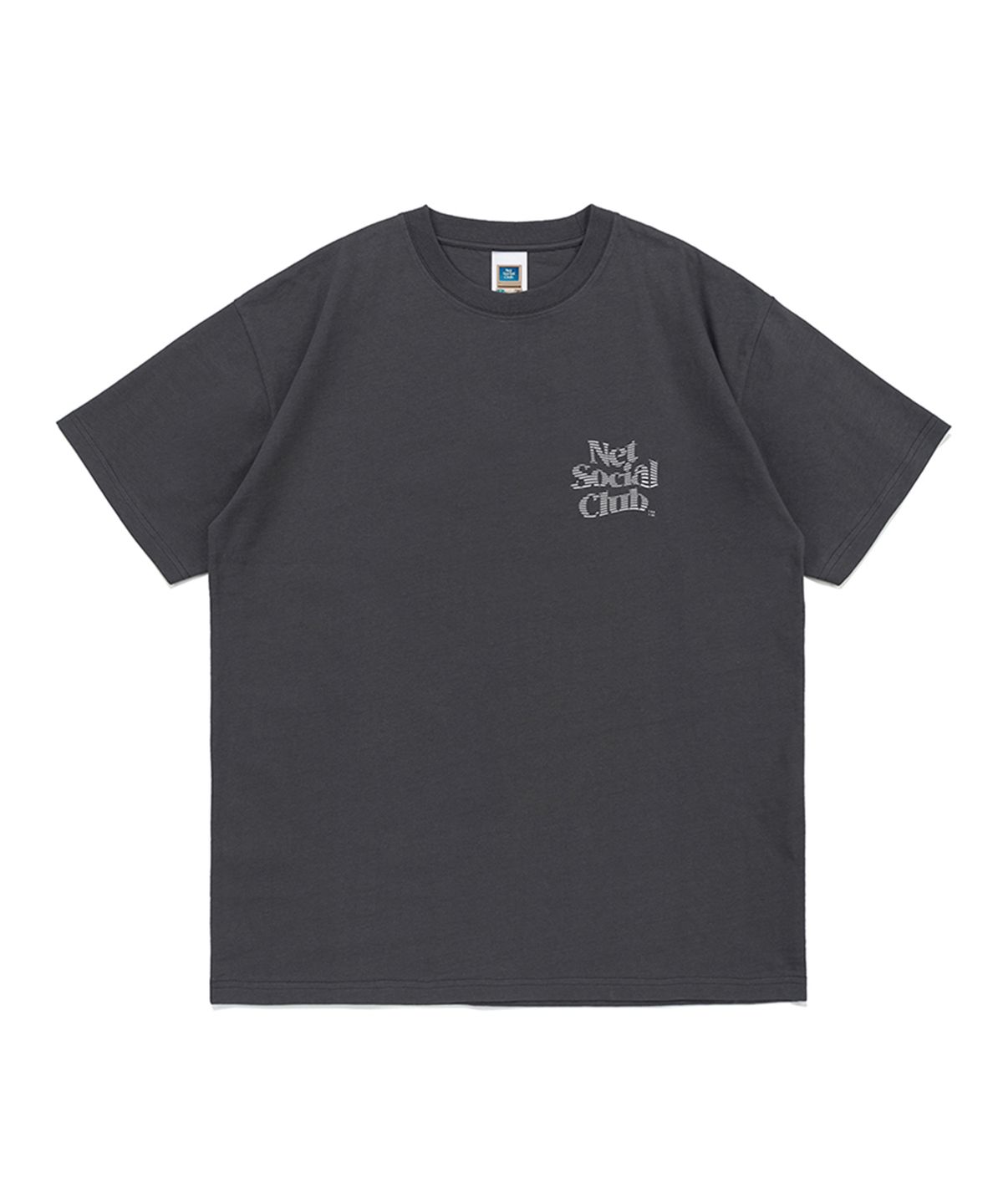 넷소셜클럽(NET SOCIAL CLUB) 일루젼 반팔티 (차콜)