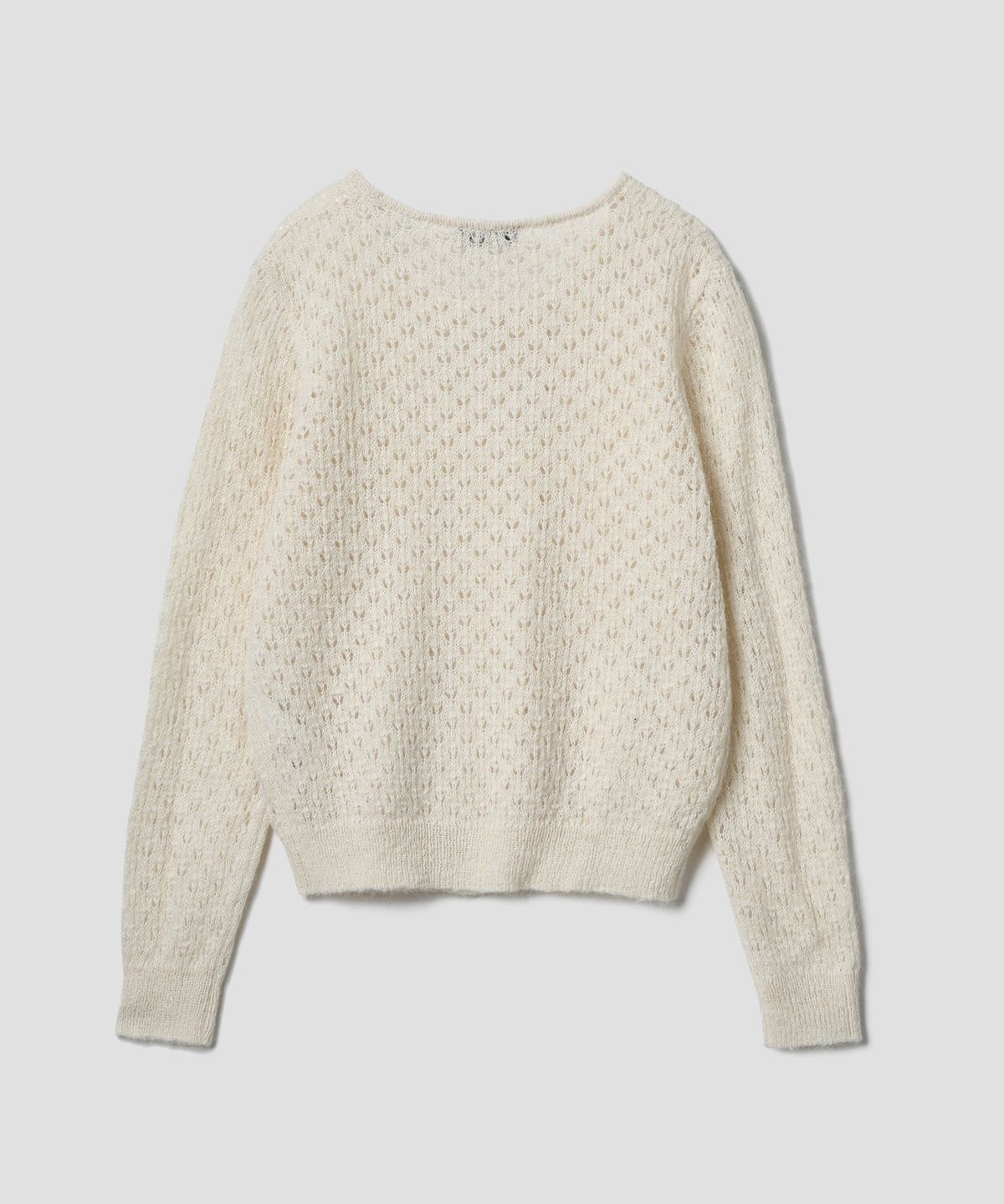 튜드먼트(TTUDEMENT) ALPACA EYELET CARDIGAN CREAM