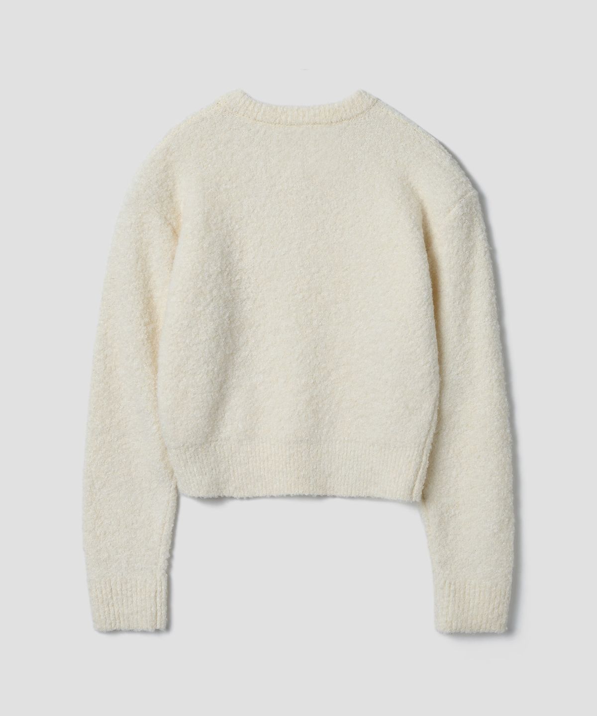튜드먼트(TTUDEMENT) GRANDMA BOUCLE CARDIGAN CREAM