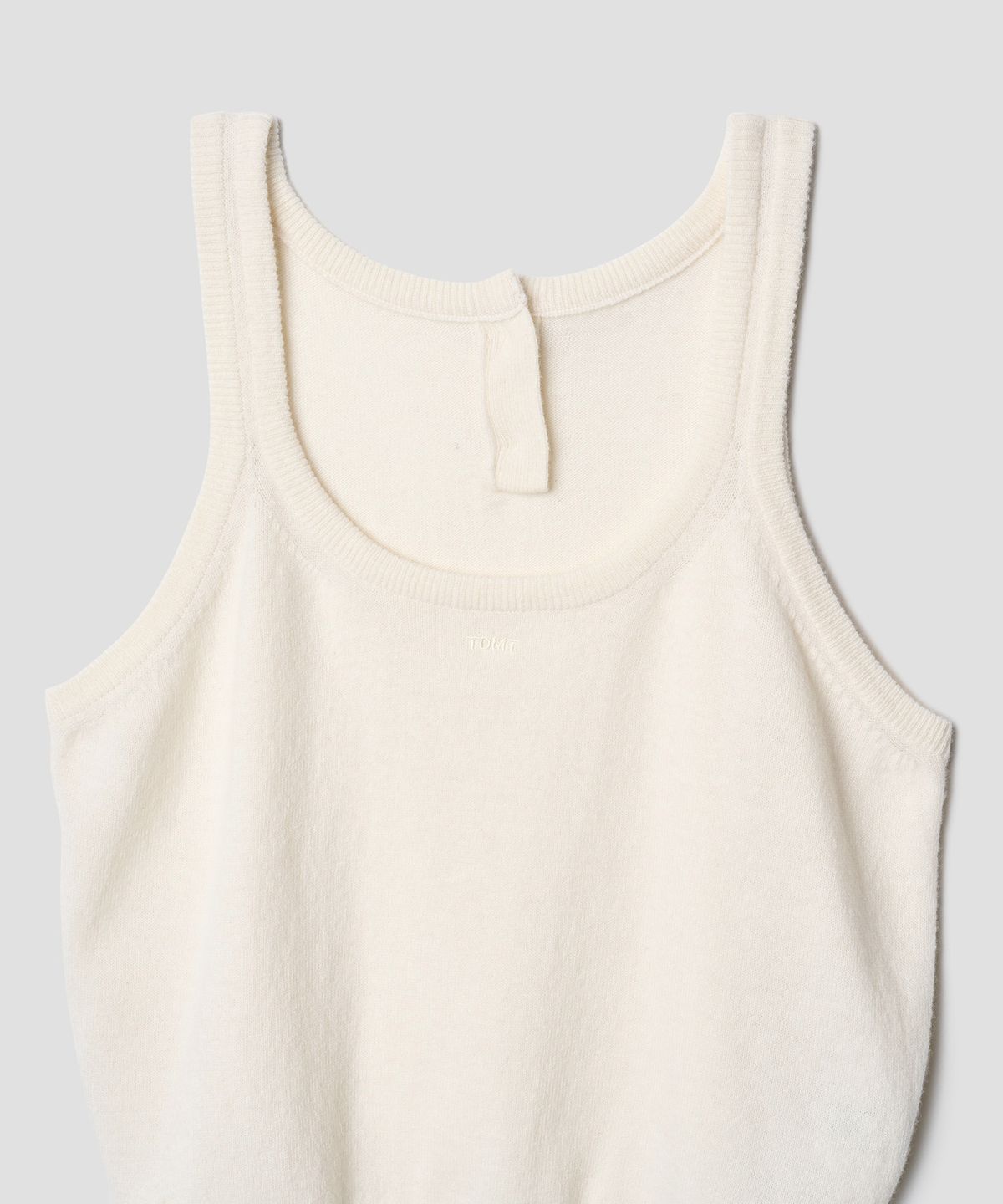 튜드먼트(TTUDEMENT) TWO-WAY KNIT BUSTIER IVORY