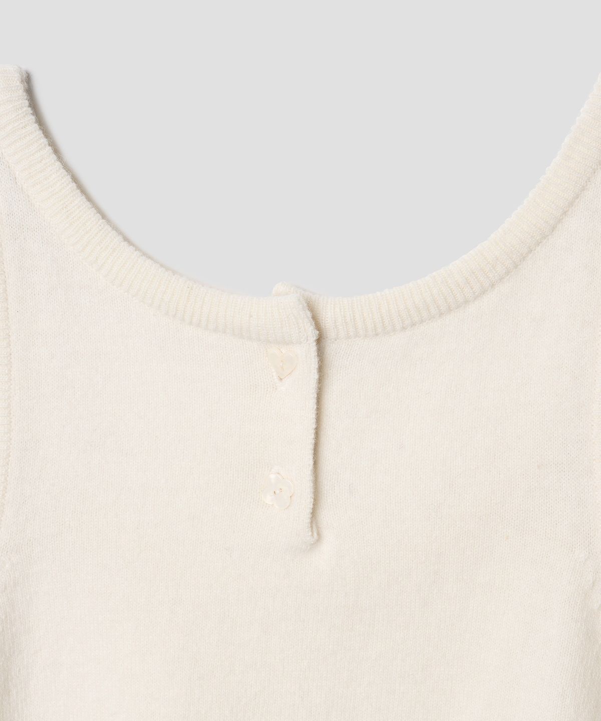 튜드먼트(TTUDEMENT) TWO-WAY KNIT BUSTIER IVORY