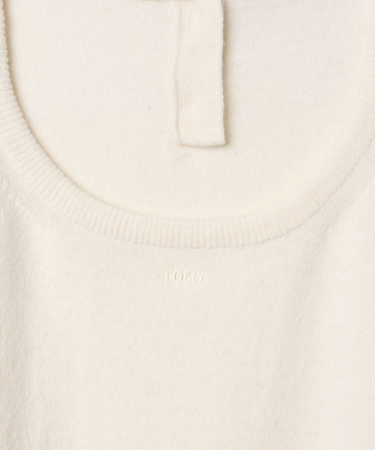 튜드먼트(TTUDEMENT) TWO-WAY KNIT BUSTIER IVORY