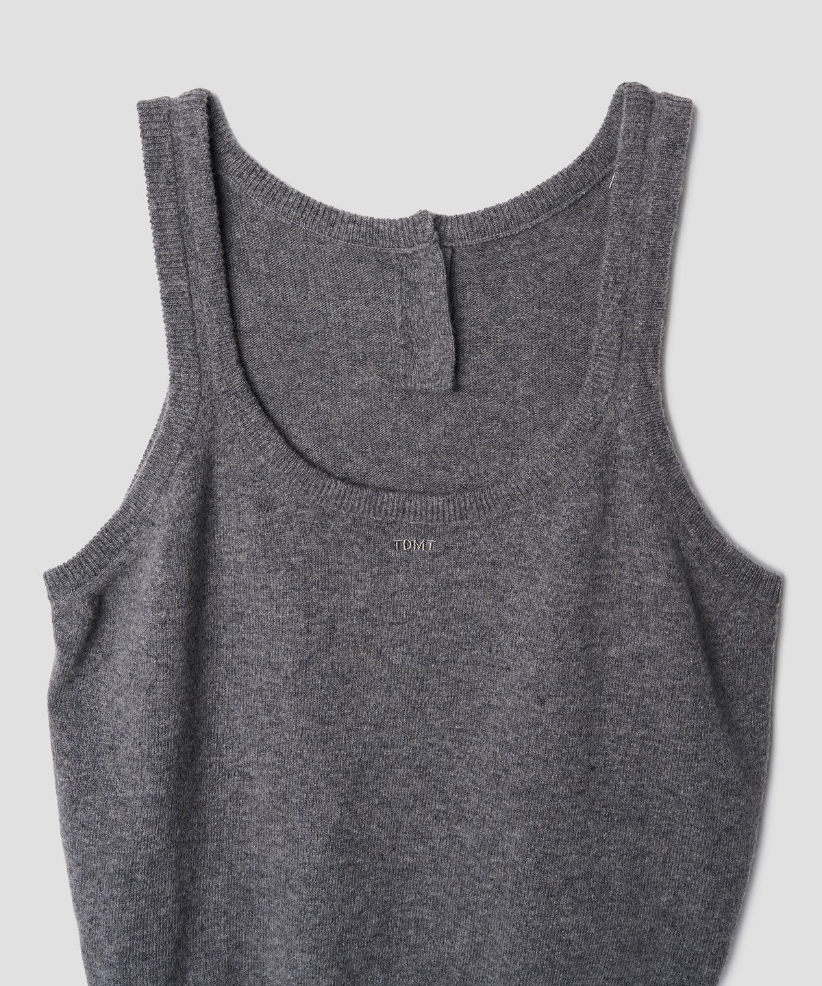 튜드먼트(TTUDEMENT) TWO-WAY KNIT BUSTIER CHARCOAL
