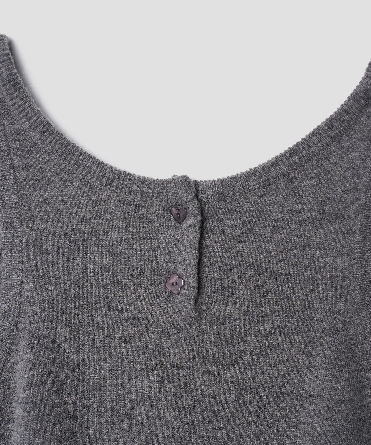 튜드먼트(TTUDEMENT) TWO-WAY KNIT BUSTIER CHARCOAL