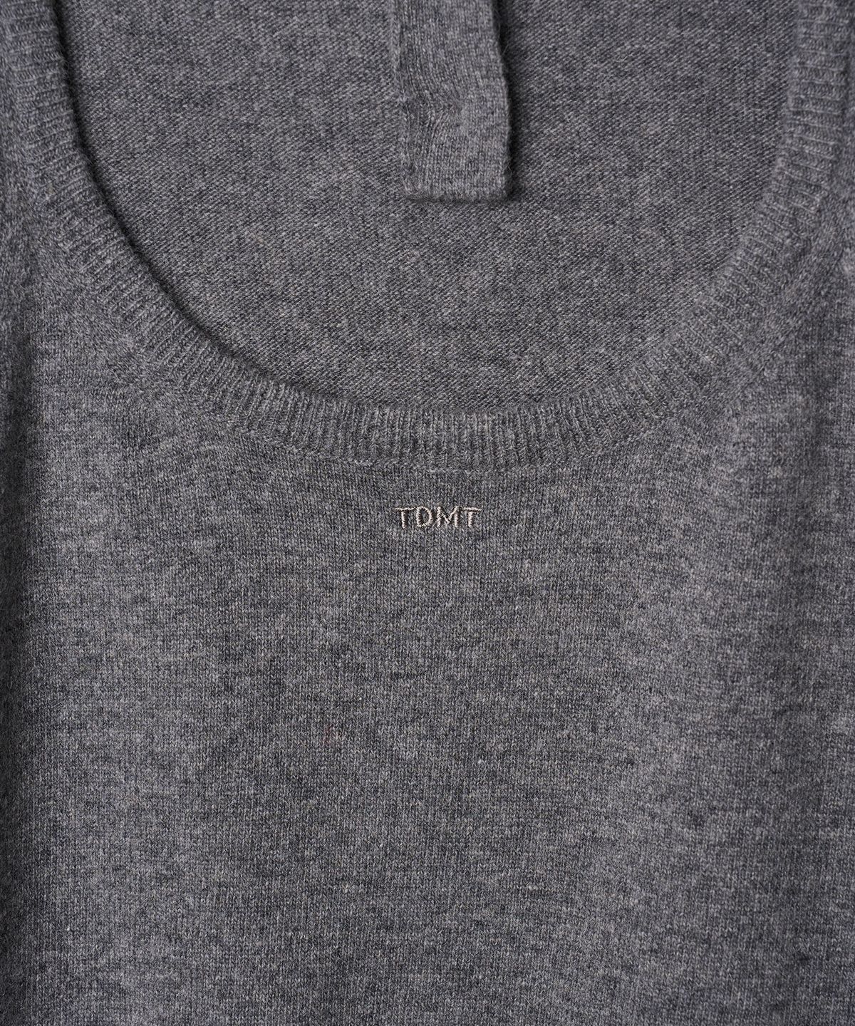 튜드먼트(TTUDEMENT) TWO-WAY KNIT BUSTIER CHARCOAL