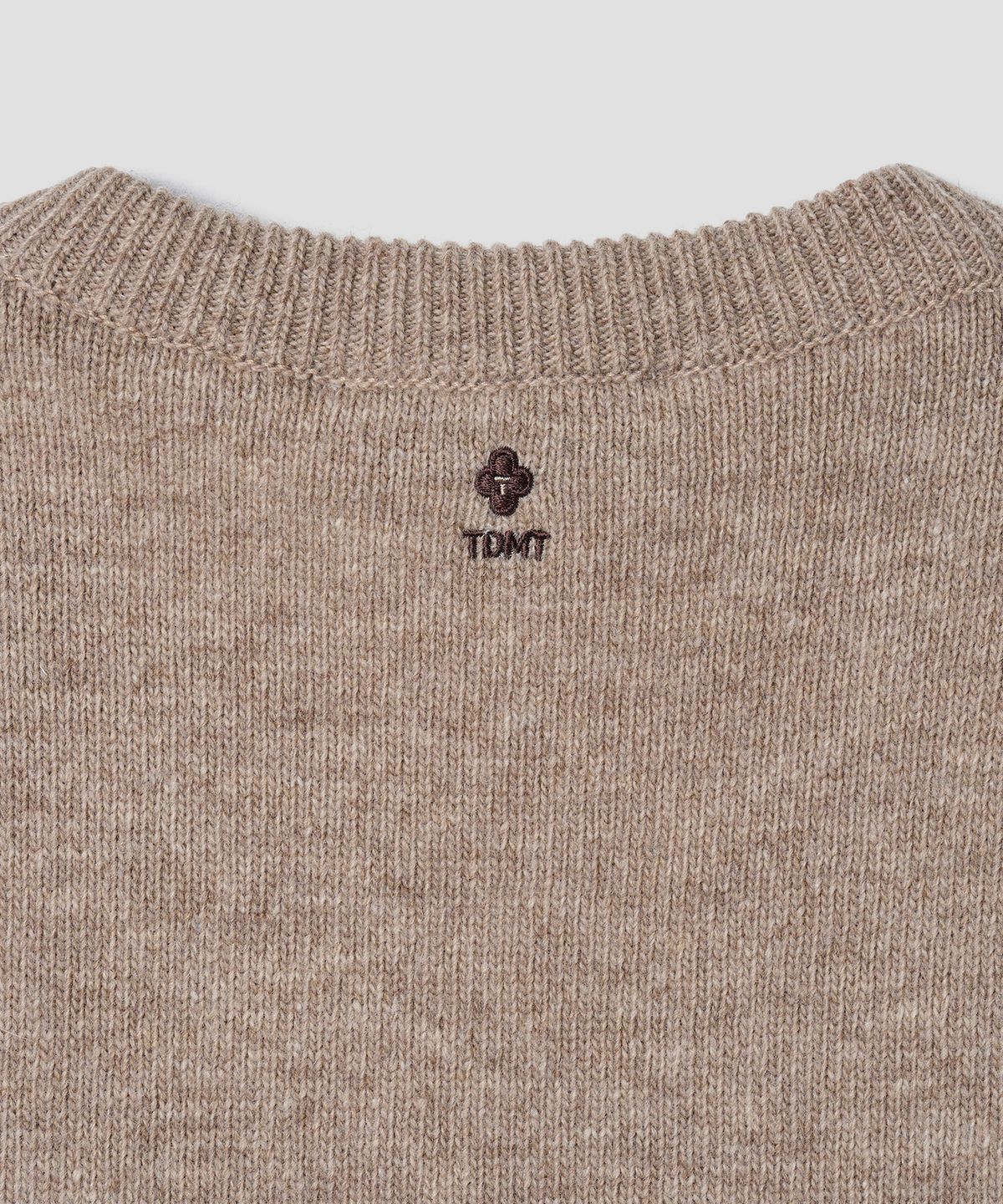 튜드먼트(TTUDEMENT) MUTED ARGYLE VEST BEIGE
