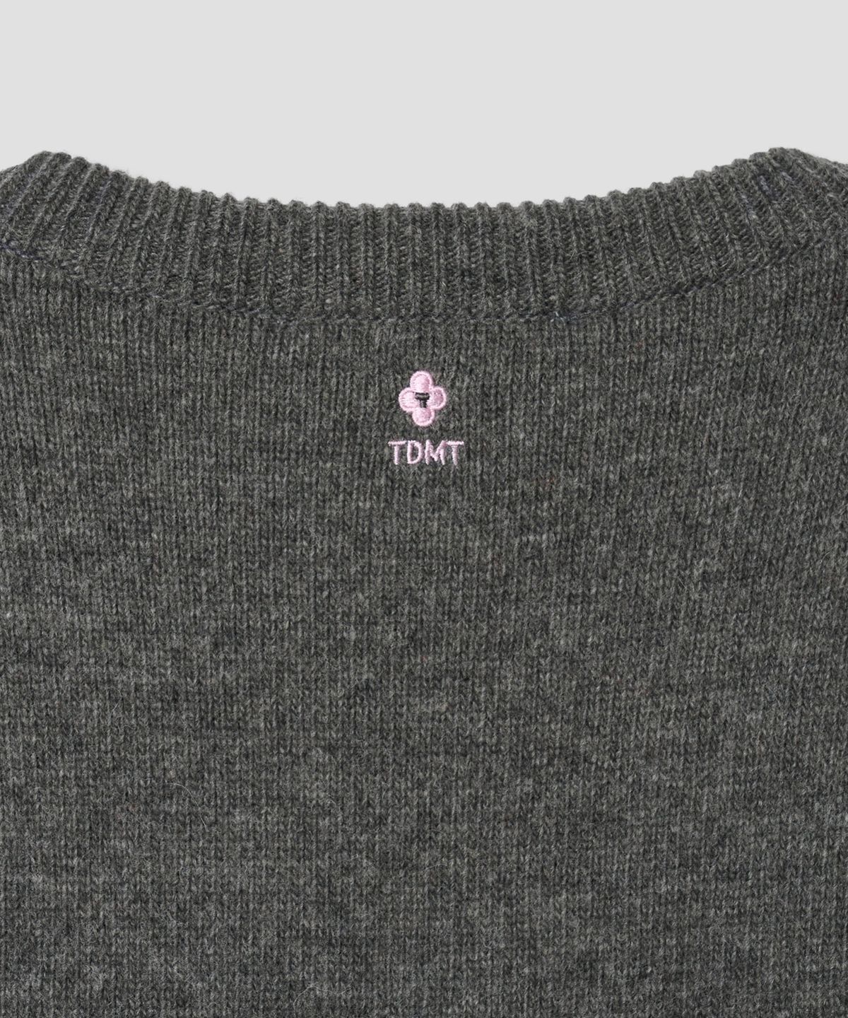 튜드먼트(TTUDEMENT) MUTED ARGYLE VEST CHARCOAL