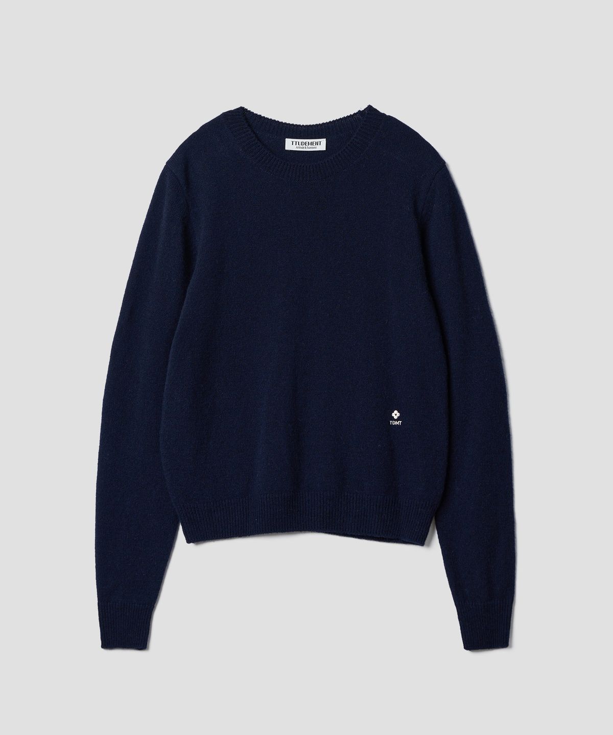 튜드먼트(TTUDEMENT) ESSENTIAL CREWNECK SWEATER_NAVY