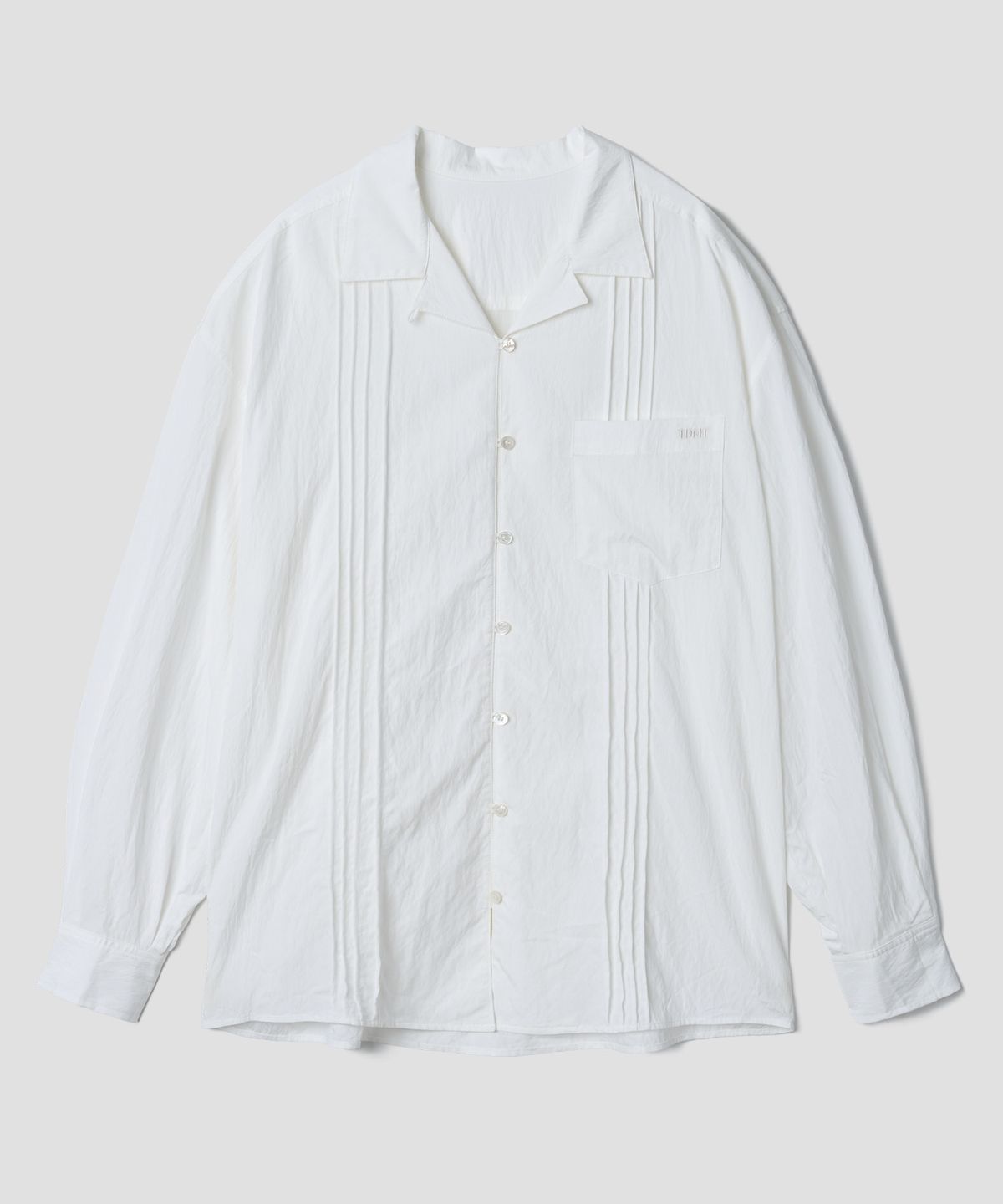 튜드먼트(TTUDEMENT) PINTUCK BLOUSE IVORY